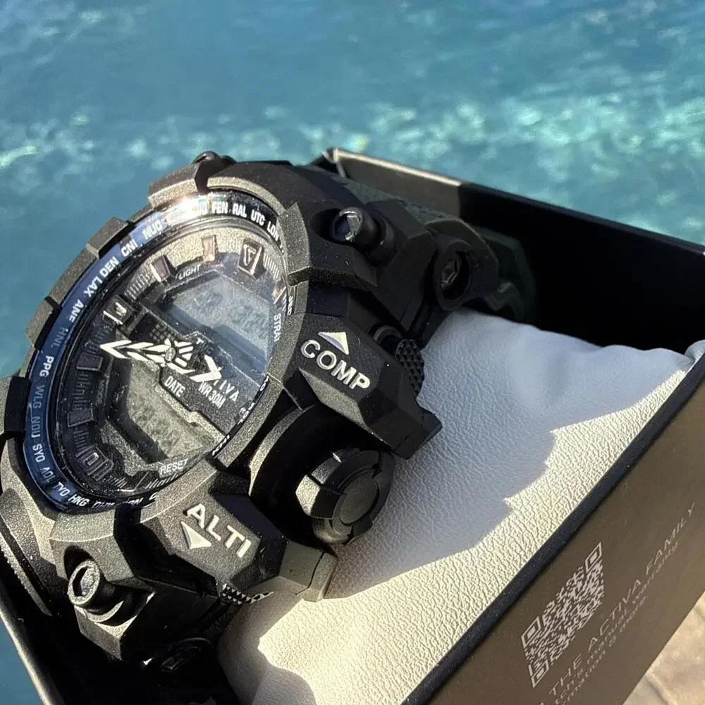 NWT Activa Neo X Invicta Collab Men's Watch 55mm Camo Green ACW428-001